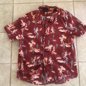 Short sleeve button down shirt mens
